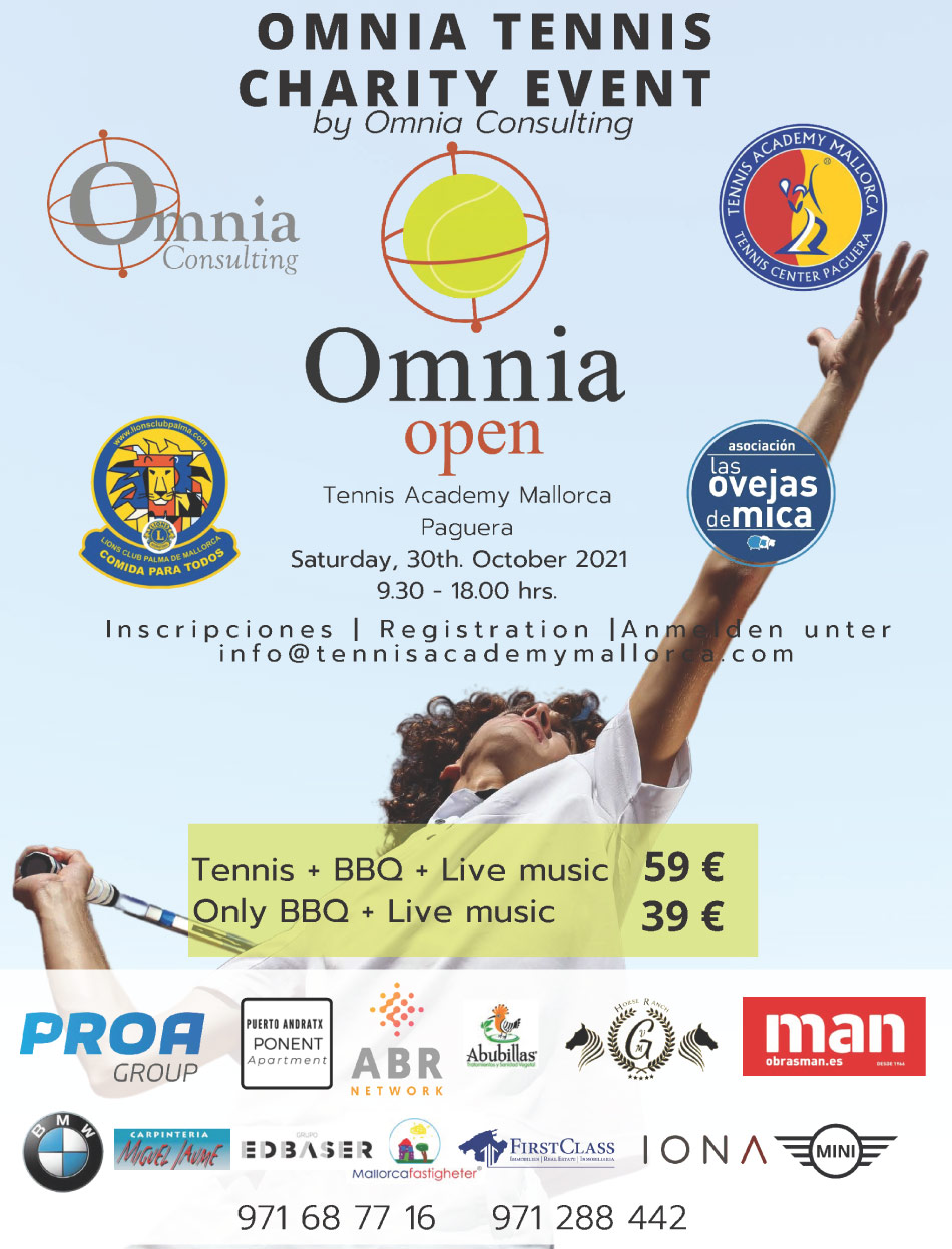 You are currently viewing 30. Oktober 2021 – Charity Tennis Turnier in Paguera